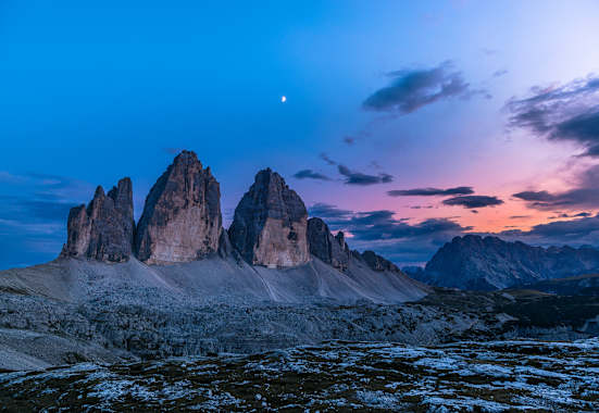 Nordseite Drei Zinnen