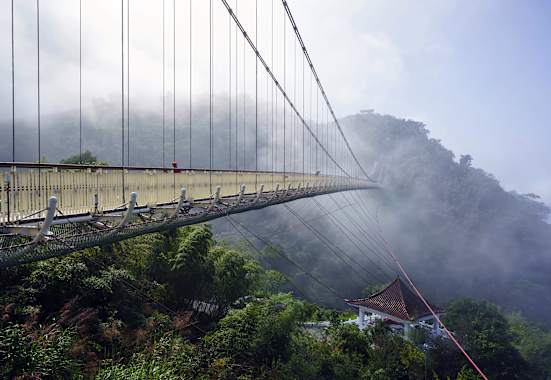 Hängebrücke in Taiwan