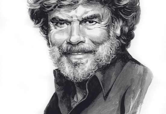 Portrait von Reinhold Messner.