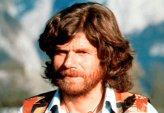 Der junge Reinhold Messner (1998), feiert dieses Jahr seinen 80. Geburtstag