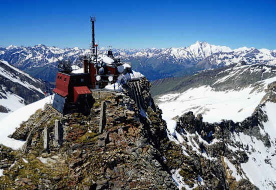 Sonnblick Observatorium in der Goldberggruppe in Salzburg