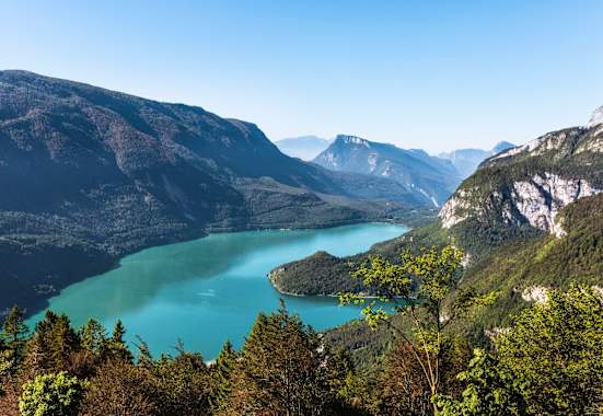 Ausblick auf den italienischen See.