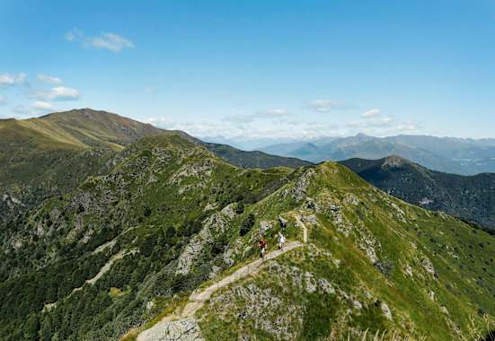 Panorama Monte Tamaro (1.961 m) im Schweizer Tessin