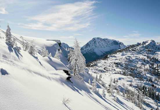 Tolles Skidouren und Freeride-Gelände am Nassfeld