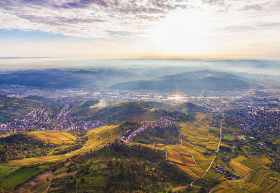 Neckartal: Stuttgart in Baden-Württemberg