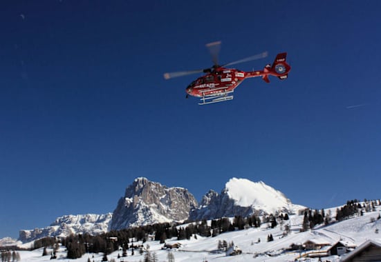 Notruf Helikopter Bergrettung