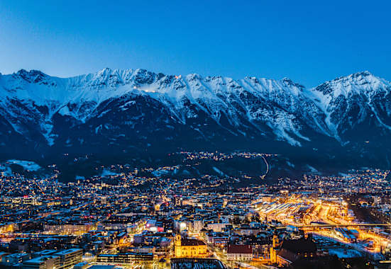 Stadt Innsbruck und die Nordkette