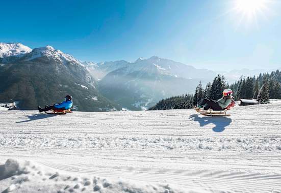Rodeln am Wildkogel im Salzburger Pinzgau