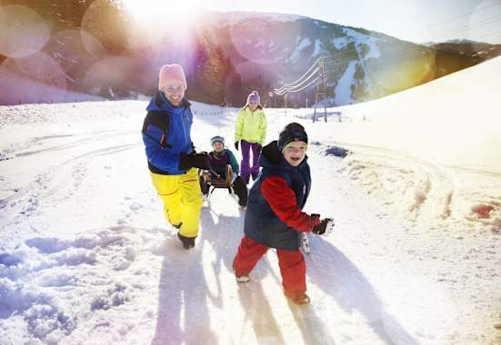 Rodelspass auf der Salzburger Winklalm