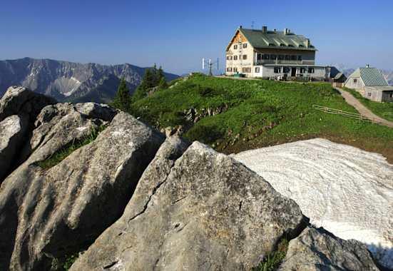 Das Rotwandhaus in den Bayerischen Voralpen