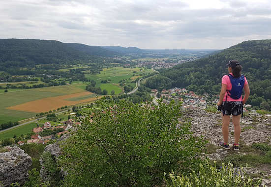 Ausblick über die Fränkische Schweiz