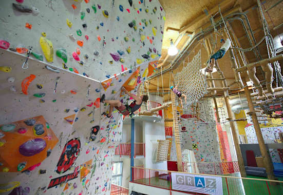 Auch der Innenbereich des City Adventure Center begeistert.