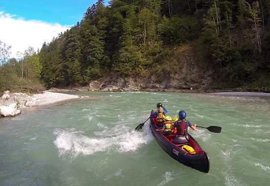 Die Saalach bei Unken.