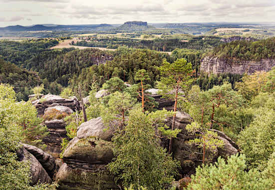 die Sächsische Schweiz in Deutschland.