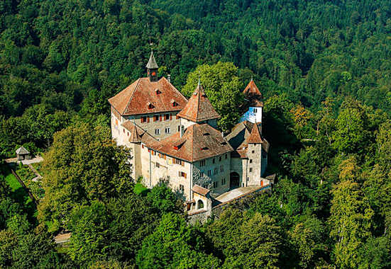 Schloss Kyburg bei Winterthur im Kanton Zürich