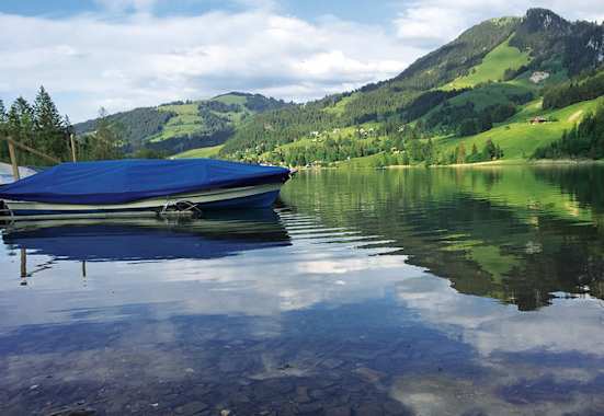Der Schwarzsee in den Freiburger Voralpen