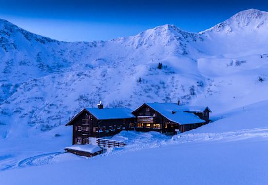 Die Schwarzwasserhütte in Vorarlberg