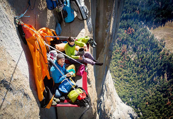 11 Nächte, 12 Klettertage: Alexandra Schweikart und Christopher Igel in El Corazon, Yosemite Valley.