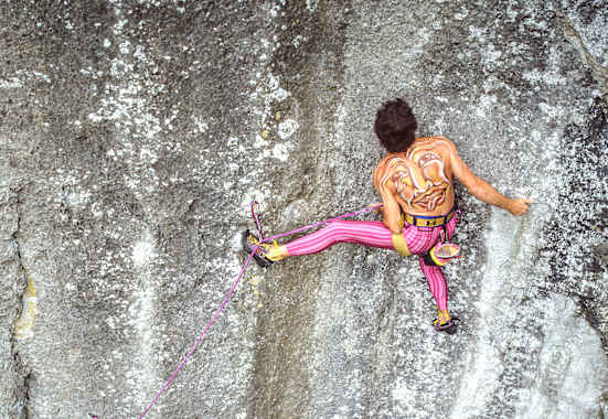 Der Profi-Kletterer Sepp Gschwendtner schrieb mit Hanwag Schuhen Sportgeschichte.
