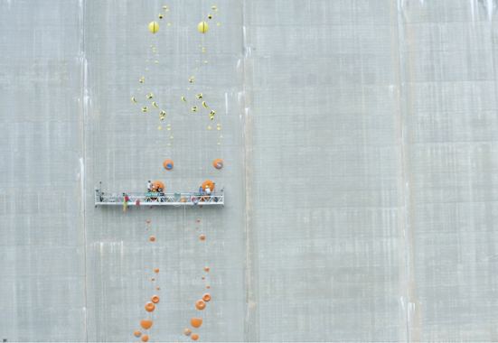 Die zwei identischen Routen beim Red Bull Dual Ascent