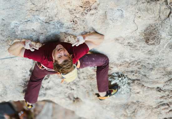 Klettern Griffpositionen