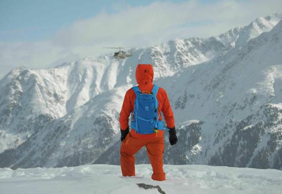 Winterpanorama: Sicherheit am Berg