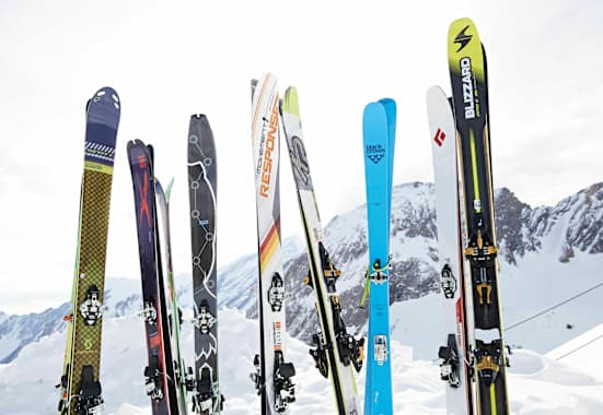 Tourenski im Gelände