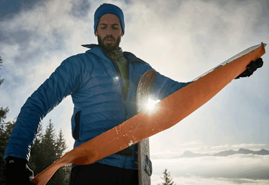 Der richtige Schnitt der Felle erspart viel Mühe und Ärger auf Tour