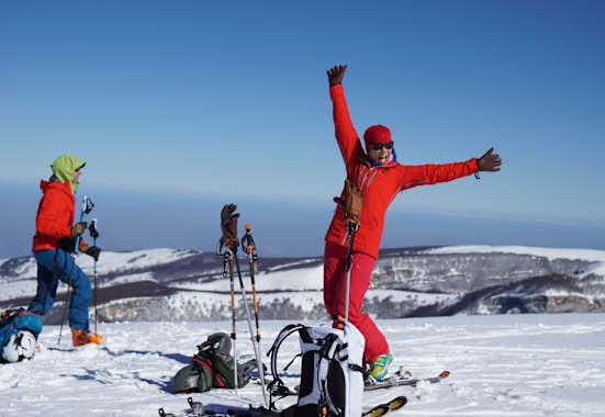 Tourengeher im Gelände