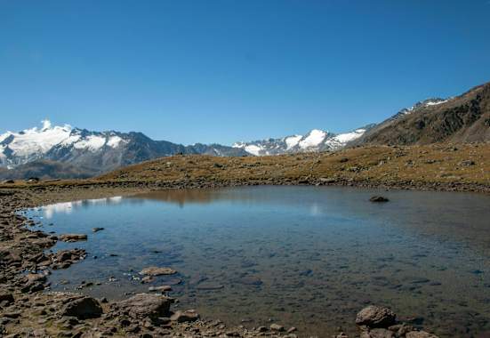 Der Soomsee mit Blick zum Gurgler Ferner