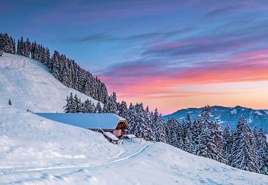 Winter in der Schweiz