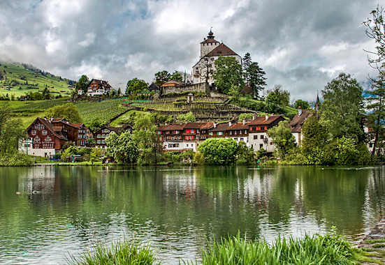 Schloss Werdenberg am Schlossberg in Werdenberg