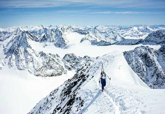 Über den Ostgrat auf den Schrankogel, Stubaier Alpen