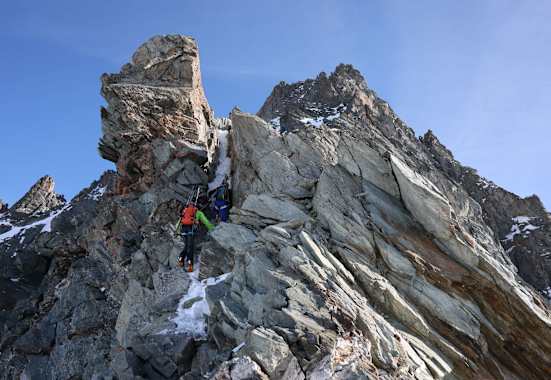 Der Stüdlgrat im Winter