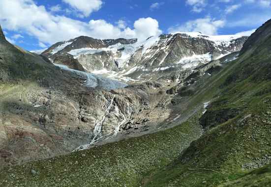 Der Taschachferner in den Ötztaler Alpen