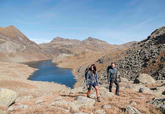 Der Langsee ist der größte der zehn Spronser Seen.