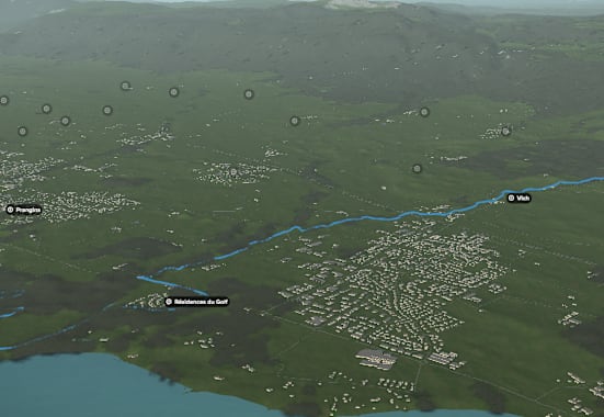 Die Toblerone-Linie: „Sentier des Tobelrones“ nahe Nyon am Genfersee