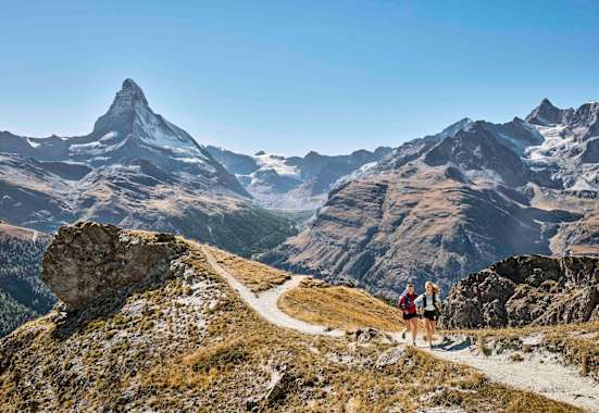 Trailrunnig im Angesicht des Matterhorns