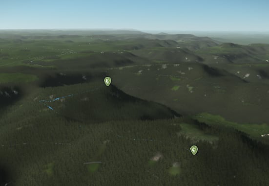 Der Gipfel des Wackersteins (825 m)