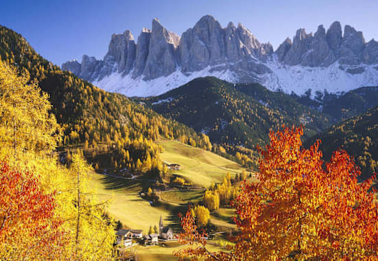 Geislerspitzen Dolomiten Herbst