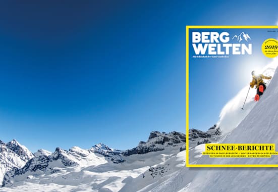 Das neue Bergwelten Magazin Schweiz (Dezember/Januar 2018/19)