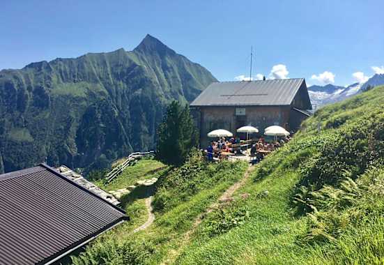 Die Gamshütte in den Zillertaler Alpen (Tirol)