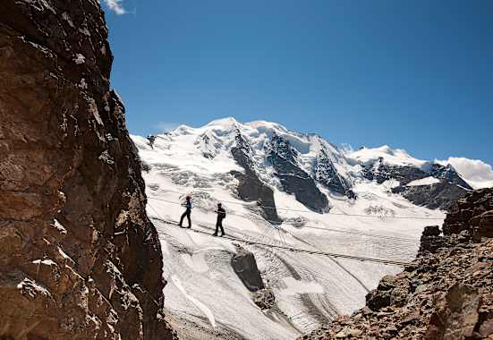 Klettersteig Piz Trovat Engadin