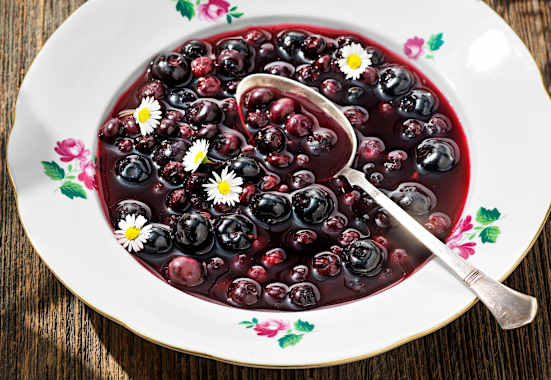 Heidelbeersuppe à la Eng Alm