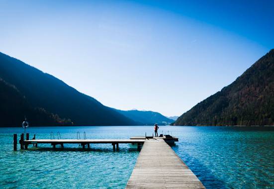 Herbststimmung am Kärntner Weissensee 