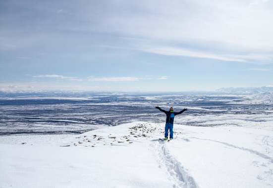 Auf dem Weg zum höchsten Berg Ostsibiriens, den Gora Pobeda