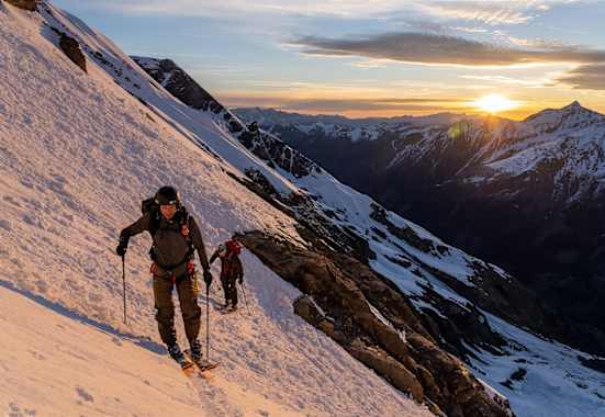 Matthias Mayr und Matthias Haunholder am Wiesbachhorn