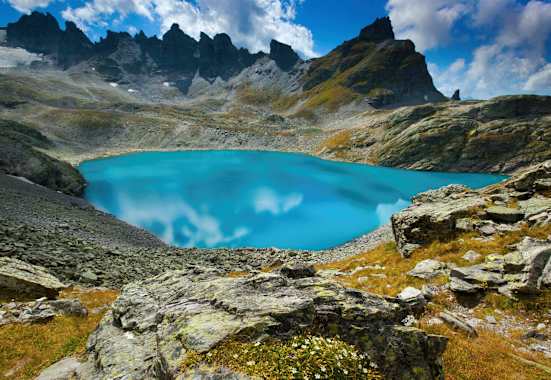 Wildsee im Gipfelbereich des Pizols im Kanton St. Gallen