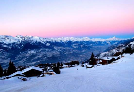 Winterwanderung bei Haute-Nendaz im Wallis