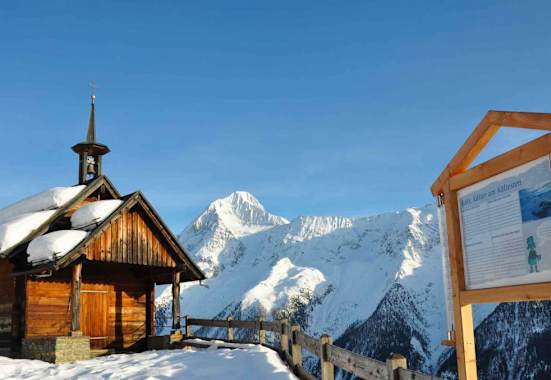 Winterwandern im Lötschental: Am Erlebnisweg Lauchernalp im Wallis